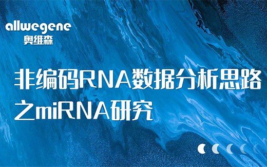 非编码RNA数据分析思路之miRNA研究