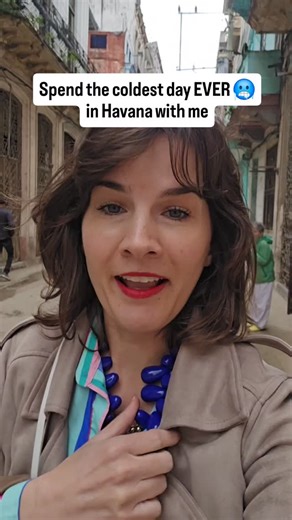 Alissa | Havana Insider | Expat Reality | Living Abroad on Instagram: "It was the coldest day EVER in Havana. From blackout to secret rum tastings, to check new places for my upcoming guide – accompany me on my day as your Havana insider queen 👸🏻😃😎 👉 I show on this account my daily life as an expat living in Havana, unfiltered videos and stories following my moto: The good, the bad and the fabulous! 💡 Check out the link in my bio for helpful travel resources such as guides, tours and my 1: