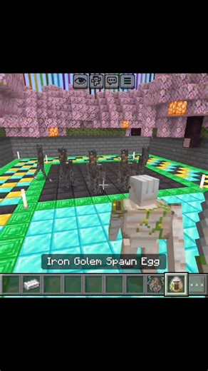 IRON GOLEM VS CREAKING 😈🌲|#minecraft #gaming #shorts |@PratikMgOfficial