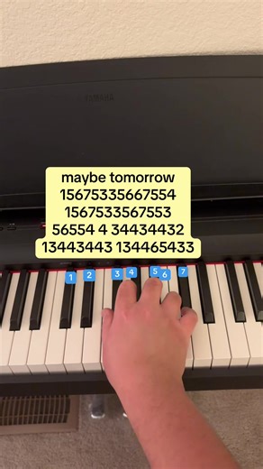 maybe tmrw (numbers and letters) // instagram: jessnotes123 #piano #pianotutorial #pianomusic #pianolesson #freyaskye
