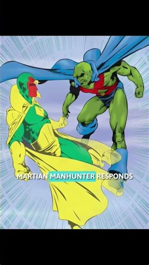Martian Manhunter vs Vision — Alien Mind vs Living Machine #comics #minimultiverse #marvel
