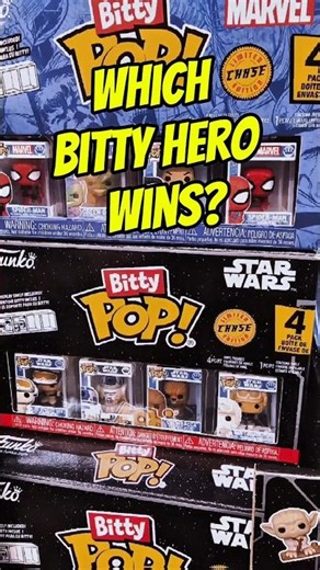 Marvel & Star Wars Bitty Pop! So Tiny, So Iconic #bittypop #marvel