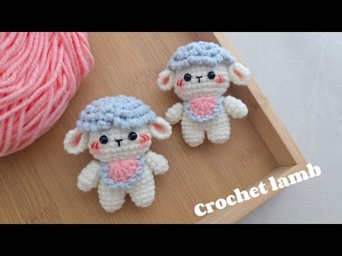 Crochet lamb tutorial#crochet #cute #handmade