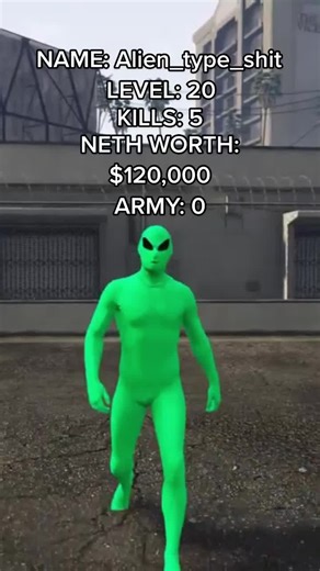 #gta #gta5 #fy #gtaonline #fypシ #viral #alien_type_shit #gta5online #trend #green #aliens #may15th
