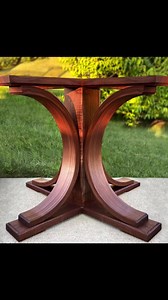 455K views · 9.3K reactions | Bent lamination for a dining table base. #walnut #bentlamination #furnituremaker #woodworker #howtobendwood #kjsawdust #shopsounds | KeithJohnson_CustomWoodworking | Facebook