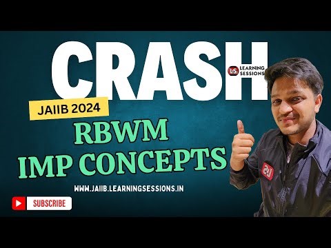 RBWM Crash Course In Hindi | Important Concepts And Explanations | Jaiib 2024 #1