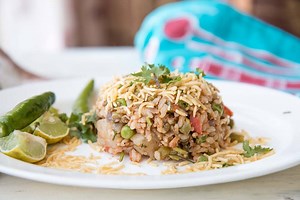 3.4K views · 41 reactions | Tawa pulav is a fun recipe that is super quick to make. It is a famous street food dish of Mumbai, where the rice is tossed in plenty of vegetables similar to the Pav Bhaji and spiced up with Pav Bhaji Masala and Chaat Masala. If ever you go to Mumbai you must try this dish or make it like I do by packing it with nutrition from Moong Sprouts. | Archana's Kitchen | Facebook