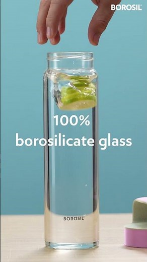 Borosil Glass Bottles | Effortlessly Stylish | 100% Borosilicate