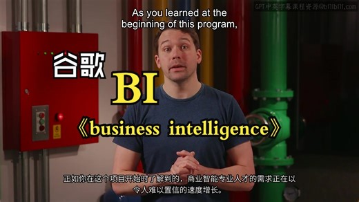谷歌《谷歌商业智能（BI基础、洞察路线：模型和pipelines、决策：数据看板）|Google Business Intelligence》_哔哩哔哩_bilibili