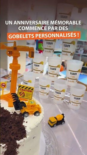 La meilleure idée déco pour un anniversaire thème chantier !