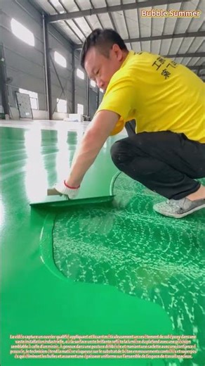 Réalisation d'un Revêtement Époxy Sans Couture Par une Technique d'Essuyage Experte