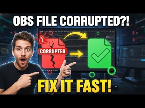 How to Fix and Recover Corrupted OBS Studio Recording Files (Full Guide)