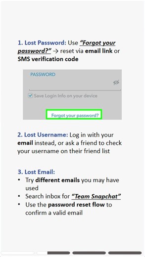 Lost your Snapchat account? #snapchat #account