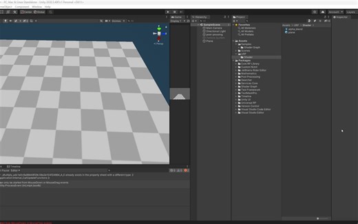 URP Shader Graphs alpha blend连法