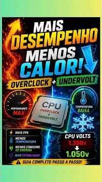 More Performance and Less Heat! CPU Overclock + Undervolt