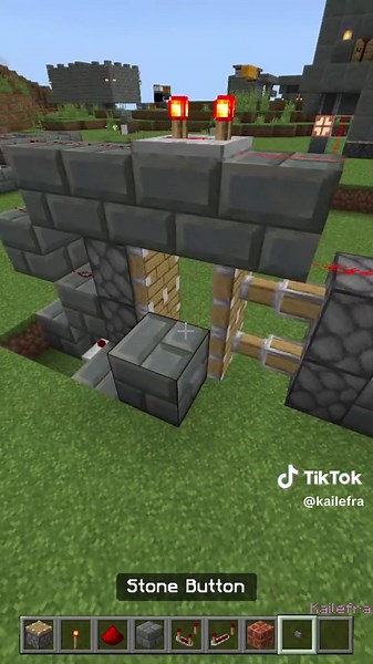 Create a Simple Redstone Door in Minecraft