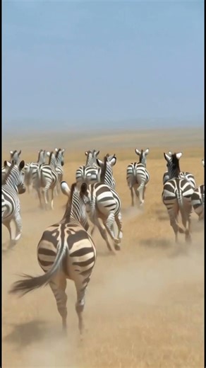 In the Herd, the Zebra Becomes a Living Masterpiece