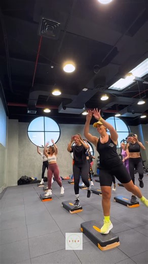 Step X - Step Aerobics in Dubai on Instagram: "If you’re fed up with doing boring cardio on treadmill, come try Step X. We got classes for all levels in a supportive women only environment 💃🏻🫶🏼 Mondays 8 pm - Beginners Thursdays 8 pm - Intermediate Sundays 4 pm - All levels By @fiabody 📍 @bodyrockdxb (dm @stepxbyfia to book) 🎶 Salt shaker @yingyangtwins @liljon #fiabody #stepxbyfia #stepaerobics #stepaerobicsdubai"
