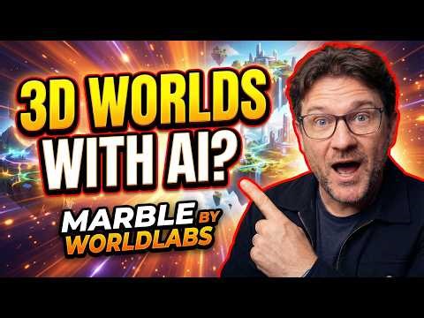 Worldlabs MARBLE - turn a flat image into a full interactive 3D world with AI?