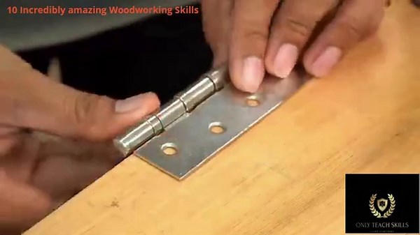 Must watch the video of 10 awesome woodworking skills