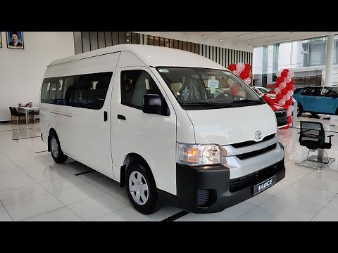 2022 Toyota HIACE 16 Seats White Color - Toyota Passenger Van Mini Bus | Exterior and Interior