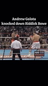 Riddick Bowe vs. Andrew Golota II was a professional boxing match contested on December 14, 1996 at Boardwalk Hall in Atlantic City, New Jersey. The bout was a rematch of a controversial fight held earlier in the year at Madison Square Garden in which Bowe was largely outboxed by Golota, but won the fight by disqualification because the Polish fighter repeatedly hit him with punches below the belt. knockouts_videos 🥊 #boxingfan #boxinglifestyle #boxingfamily #boxingtraining #boxinghistory #boxi