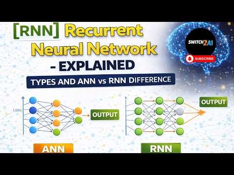 Recurrent Neural Network RNN Explained Types and ANN vs RNN Difference
