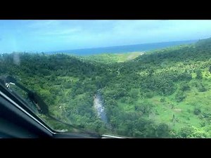 Most Dangerous and Difficult Landing at Dominica Island Airport PILOT POV