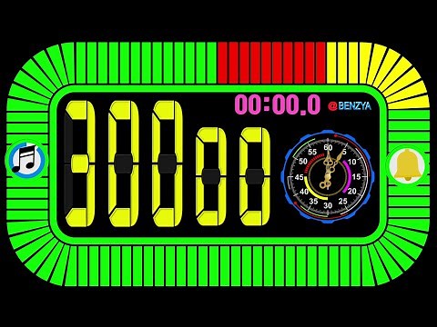 Colorful rectangle 300 Seconds timer countdown alarm🔔