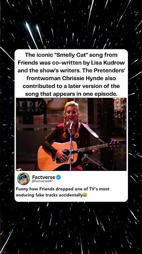 The iconic Smelly Cat song from Friends was co written by Lisa Kudrow and the show's writers The Pr