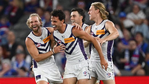 High contact free kicks dominate AFL match