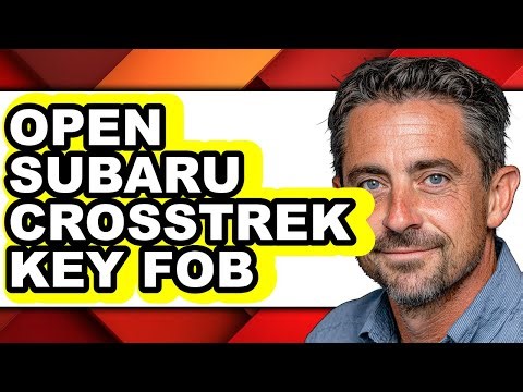 How to Open Subaru Crosstrek Key Fob (Full Guide)