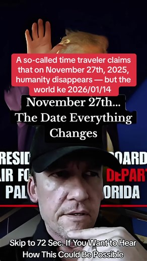 A so-called time traveler claims that on November 27th, 2025, humanity disappears — but the world ke #pukanacua #puka #pukanacuaformvp #nfl #nflfootball