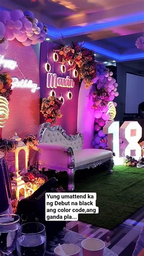 Black ang dress code #debut #youtubeshorts #everyonefollowers