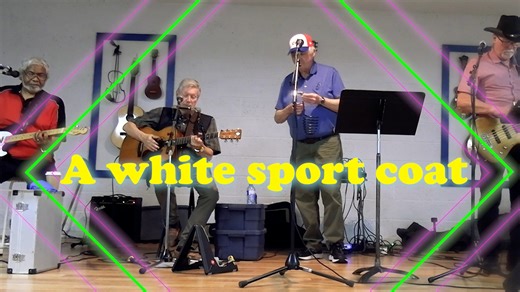 A white sport coat. This is Carl James of The Sidewinder singing lead on this Marty Robbins song. From Mikes Classic Country Show ,held June 22/20025 at The Holy Trinity Emmanuel Church on 30 Alfred St. in Dartmouth,Nova Scotia. The guests on this show were Bill Grover,Nicholas Langille and The Jovial Joes. They were backed today by Sidewinder,composed of Alastair MacDonald, Carl James and Robert MacDonald. Our next show will be on JULY 27/2025 at Holy Trinity Emmanuel Chuurch at 2 Pm. www.faceb