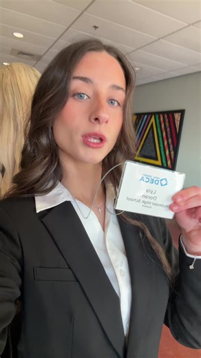 only here for the outfits, tik toks, and to miss school ☺️#deca #njdeca