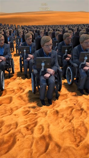 Epic Warz on Instagram: "10,000 Stephen Hawking VS 1,000,000 Mike Tyson ! 😱 Who will win ? 🤔"