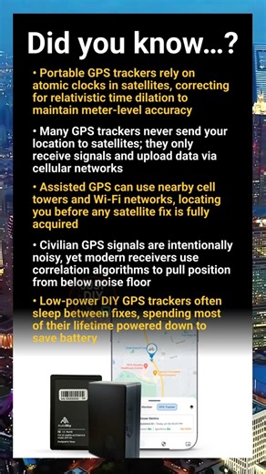 Mind-twisting GPS facts hidden inside your everyday portable GPS tracker