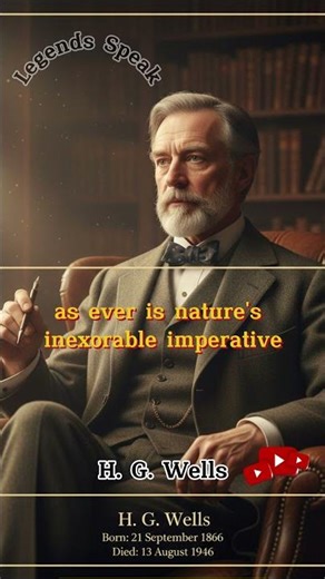 A Deep Thought by H.G. Wells #shorts #hgwells