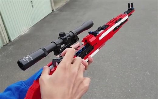 用乐高做成的98k 还能发射！LEGO Kar98k (Working)