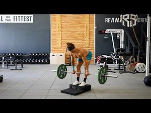 Deficit Clean Grip Romanian Deadlift