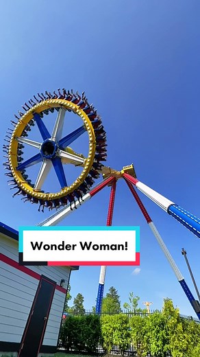 Wonder Woman Ride at Six Flags Discovery Kingdom