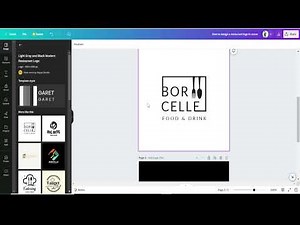 How To Design A Restaurant Logo In Canva