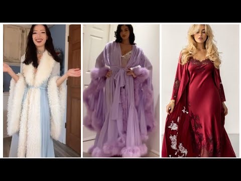 Latest silk nighty designing