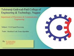 VSP: Modified cook toom algorithm