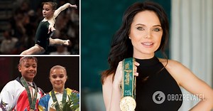 Ukrainian gymnast received a standing ovation from Clinton and US fans took a piece of the mat: How Podkopaeva has changed in her 45s