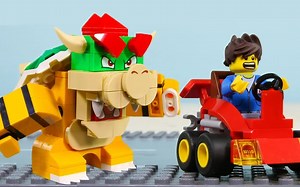 「玩具故事汇」乐高定格动画 库巴大魔王的实验车大战马里奥Mario和路易吉Luigi 穿越时空进入吃豆子游戏 乐高城市 | 儿童玩具故事 |趣味乐高Lego拼装_哔哩哔哩_bilibili