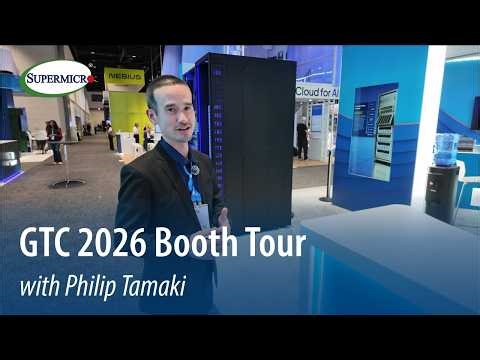 Supermicro at NVIDIA GTC 2026 Booth Tour