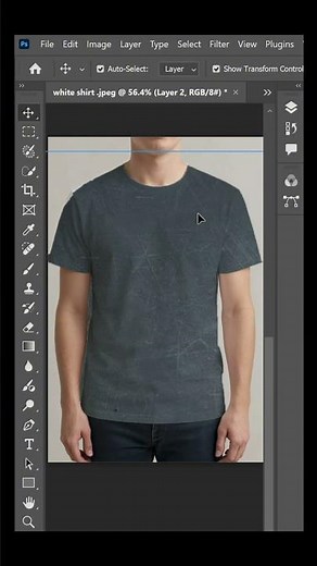 How To add Texture To Clothes Photoshop Mockup Tutorial