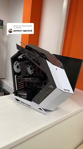 High-End Gaming PC Showcase with Unique Design